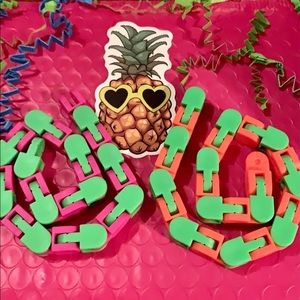 NEW Wacky Tracks 💗/💚 & 🧡/💚 Fidget